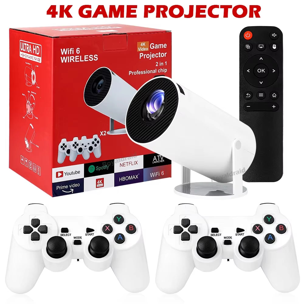 NEW 3D Game Projector 4k ultra HD 19.000+ games