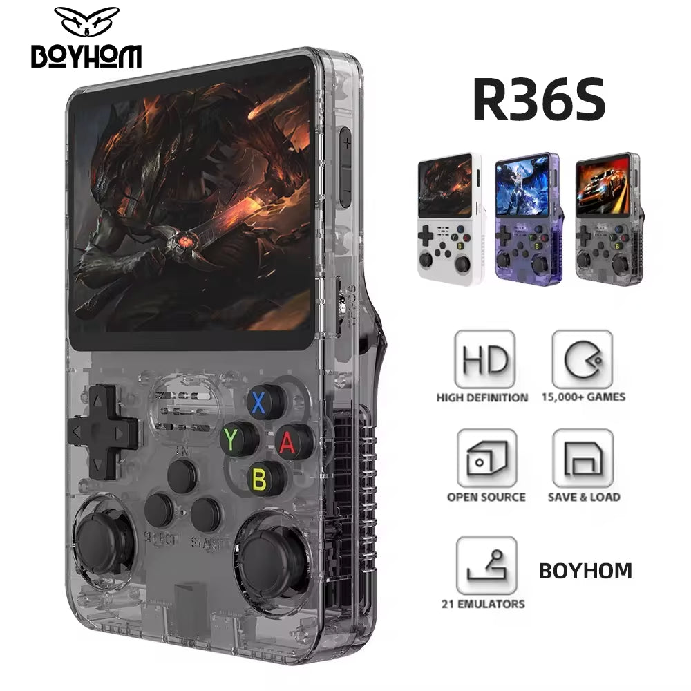 R36s retro gamconsole 128g 15.000+ games
